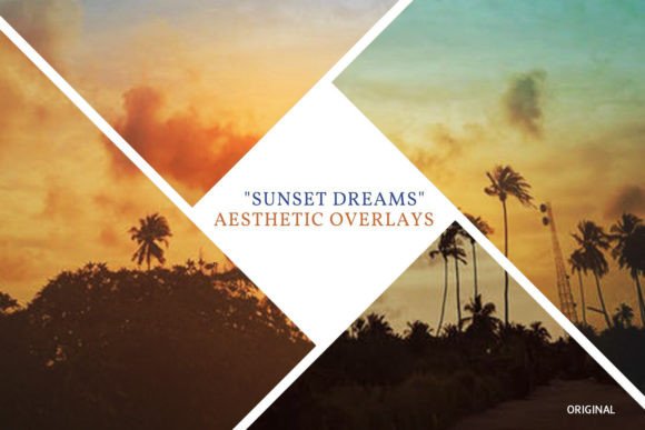 Aesthetic Sunset Dreams - Photo Overlays: Elevate Your Visual Storytelling