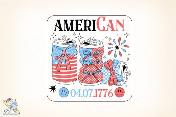 AmeriCan 04.07.1776 – A Timeless Digital Design for Patriotic Creativity
