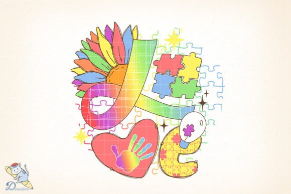Autism Love Clipart: A Heartfelt Design Resource