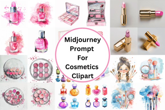 Cosmetics Clipart for Creative Design Projects