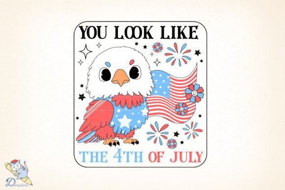 Discover the Beauty of Hand-Drawn 4th of July Digital Art for Print