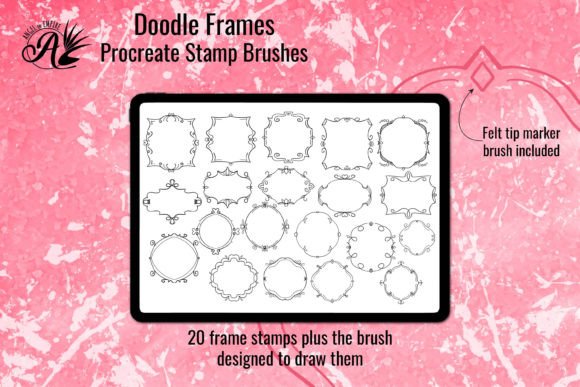 Doodle Frames Procreate Stamps: A Strategic Creative Tool for Digital Artists and Design Professionals
