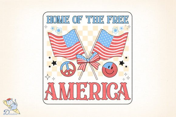 Home of the Free America Sublimation: A Creative Digital Design Resource