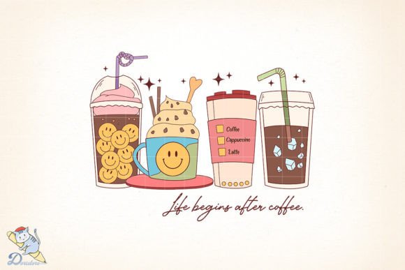 Life Begins After Coffee Iced: A Unique Digital Art Experience