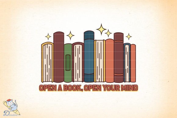 Open Book Open Your Mind: A Versatile Digital Art Asset for Creative Projects