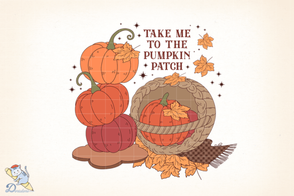 Take Me to the Pumpkin Patch: A Charming Digital Art Resource for Creative Projects