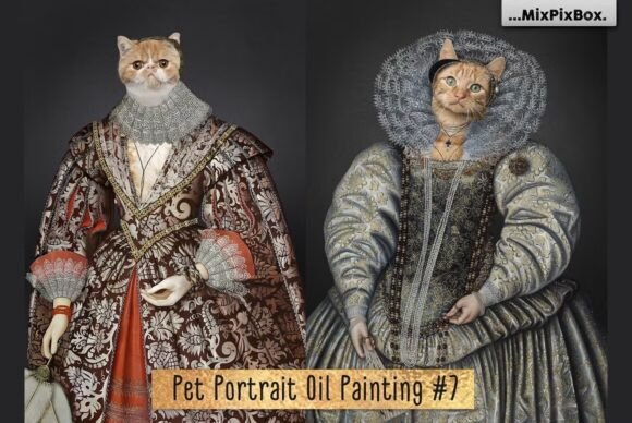 Transform Your Pet Photos into Timeless Art with Pet Portrait Oil Painting V7